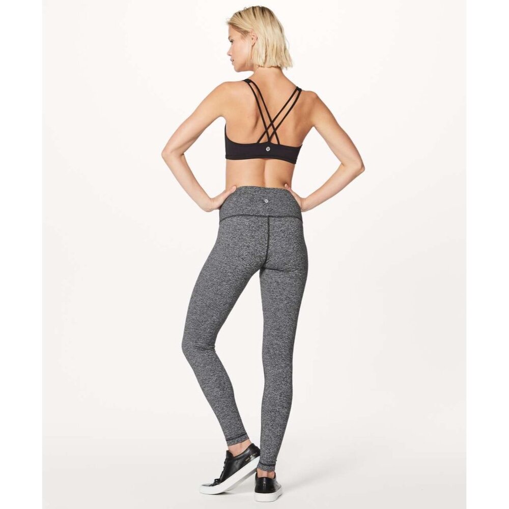NWOT Lululemon Wunder Under Hi-Rise Tight Heathered Black Buttery Soft Leggings - Picture 13 of 16